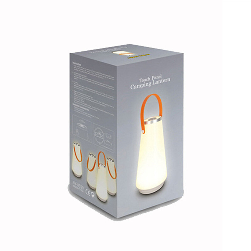 Портативная Настольная лампа с сенсорным освещением, USB-перезаряжаемый фонарь для наружного освещения, кемпинга, пикника, Декор для дома, ночник
