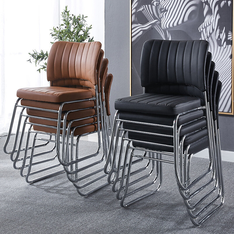 Training Home Conference Chairs Reception Balconies Student Mental Desk Chairs Floor Metal Poltrona Office Furniture OK50YY