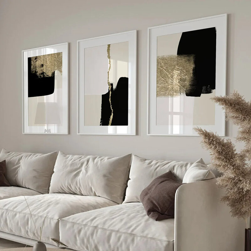 Carteles minimalistas abstractos modernos, arte de pared, pinturas en lienzo, imagen impresa, sala de estar, decoración Interior del hogar