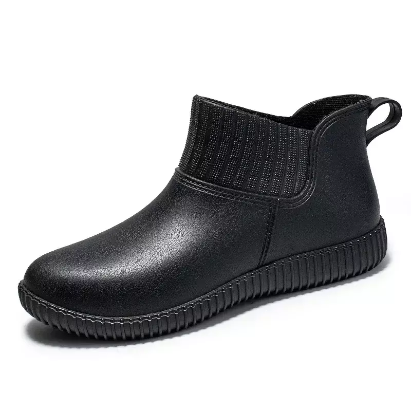 2024 nowe modne buty przeciwdeszczowe z grubym dnem dla dorosłych odzież wierzchnia buty wodoodporne kalosze z gumowe buty przeciwdeszczowym