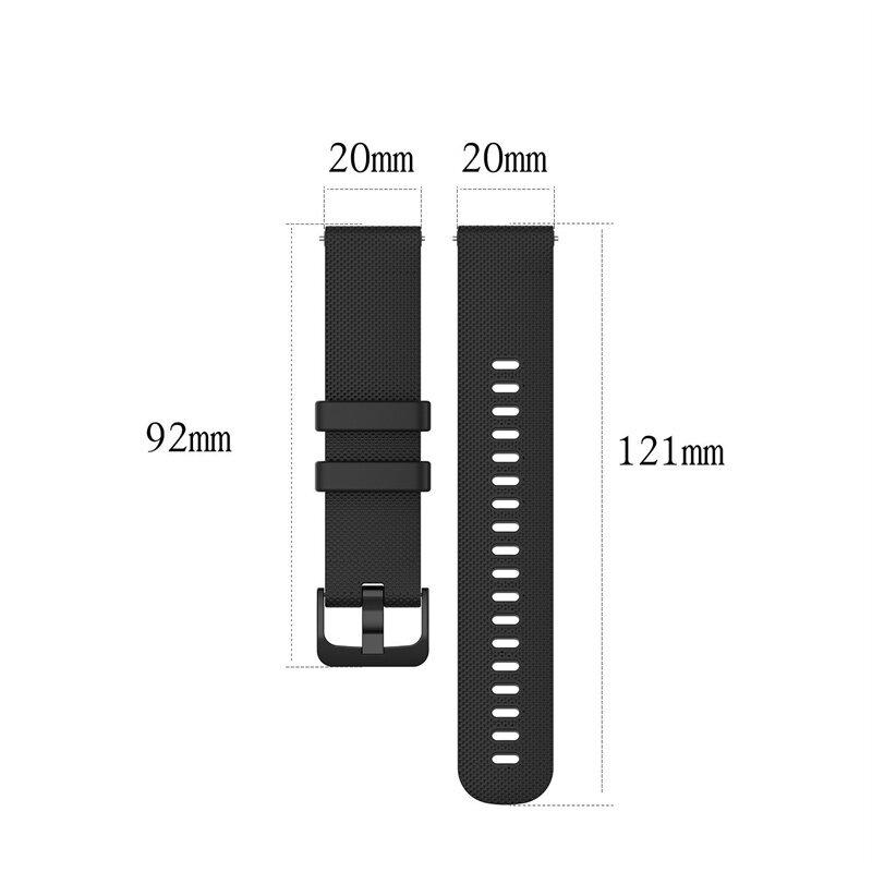 Bracelet For Garmin Venu 2S 2 Venu Replacement Silicone Watchband For Garmin Vivoactive 4S Vivoactive 3/4 Forerunner 245 Correa