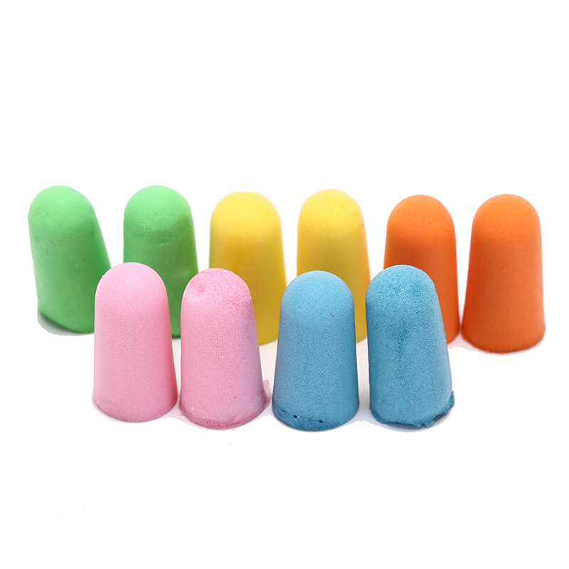 1/5/10/20Pairs Soft Anti-Noise Ear Plug Waterproof Swimming Silicone Swim Earplugs For Adult Children Swimmers Diving