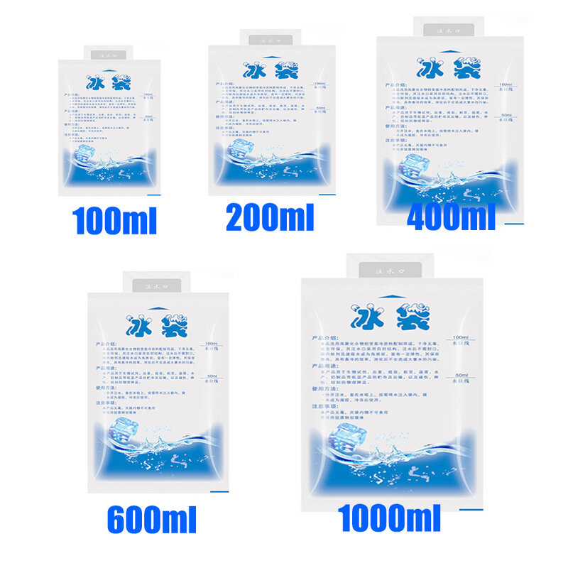 Iniezione d'acqua riutilizzabile refrigerare Gel Dry Cooler Bag sacchetti di glassa impacco di ghiaccio