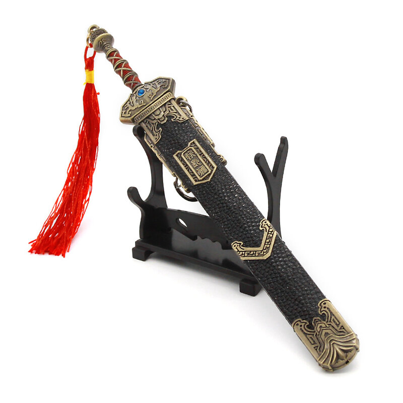 Apribottiglie in metallo Cool Sword cinese Ancient Han Dynasty Sword lega arma pendente modello di arma può essere utilizzato per giochi di ruolo