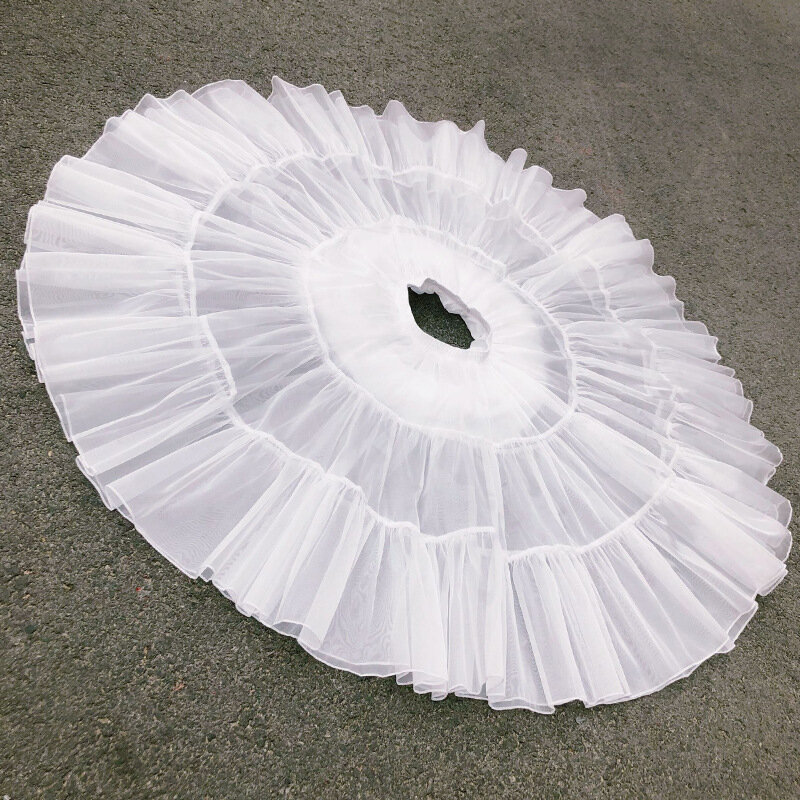 Трикотажная юбка-пачка из хлопка 2024 без капюшона в стиле «лолита»