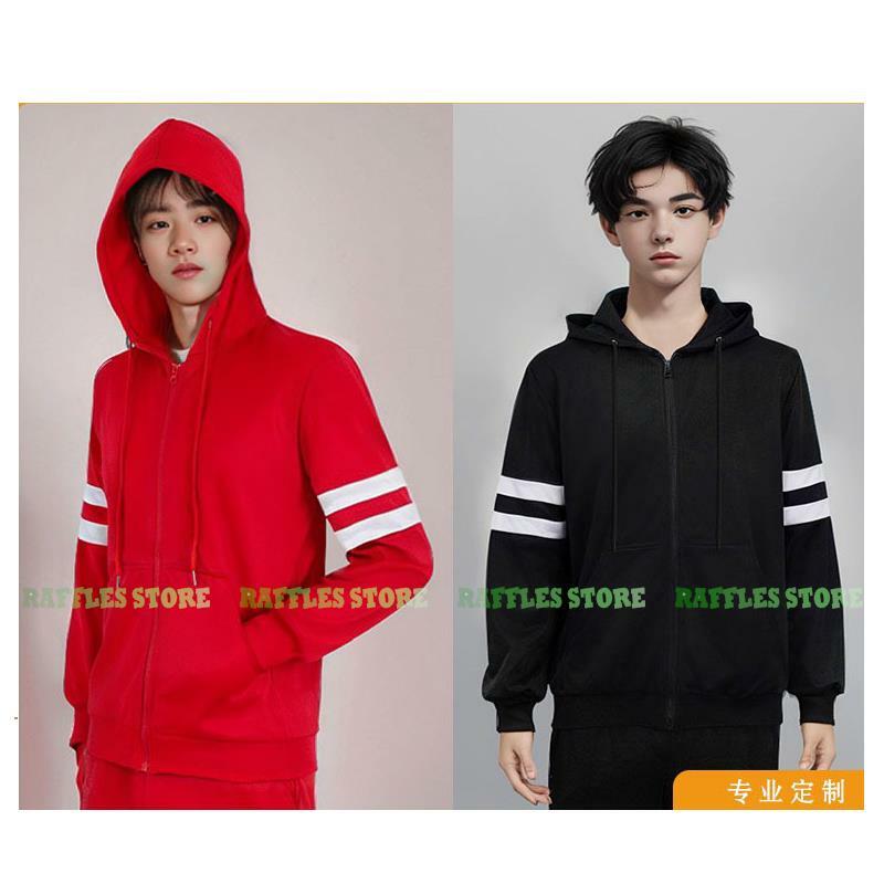 The Uncanny Counter Cosplay Sportswear Costume Suit Red Black Hoody Hoodies Pants Thriller The Couter Cosplay Same Style Uniform