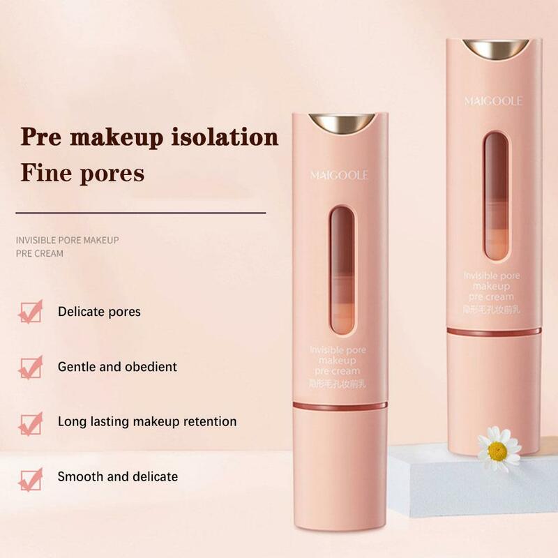 Invisible Pore Makeup Primer Cream Smooths Fine Lines Moisturing Oil-Control Brighten Isolation Face Cosmetics Whitening Na N0C2