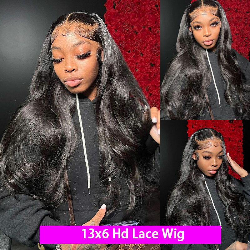 Meodi Body Wave 13x6 Hd Lace Frontal Wig Brazilian Human Hair Lace Front Wigs For Woman 30 Inch Pre Plucked Lace Human Hair Wig