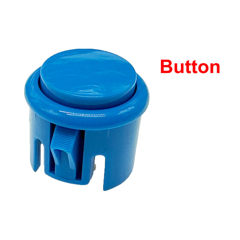 Botones Sanwa de copia de 12 piezas, pulsador circular Baolian de 30mm y 24mm para Arcade, Kit de bricolaje