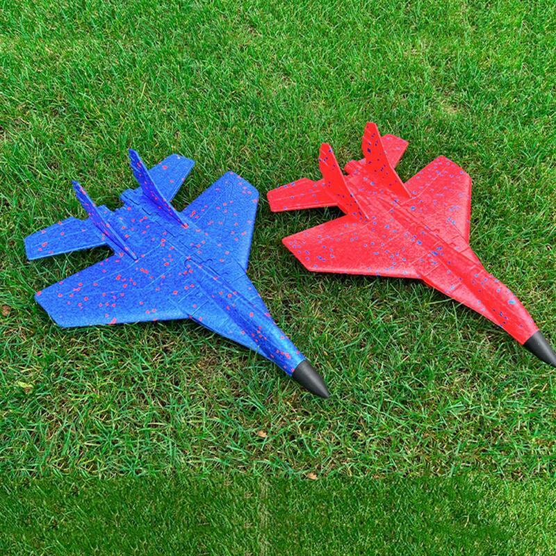Throwing Foam Glider Plane Outdoor Sports Game Toy for Birthday Gift Kids