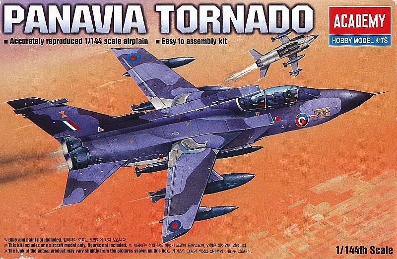 Academy-avión de combate Panavia Tornado, modelo de plástico, 12607, 1/144