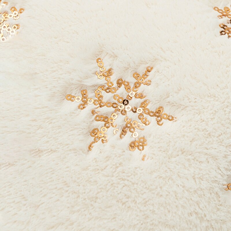 Sneeuwvlokprint kussenhoes slaapbank decoratie kussensloop kussensloop Perfect voor kerstversieringen
