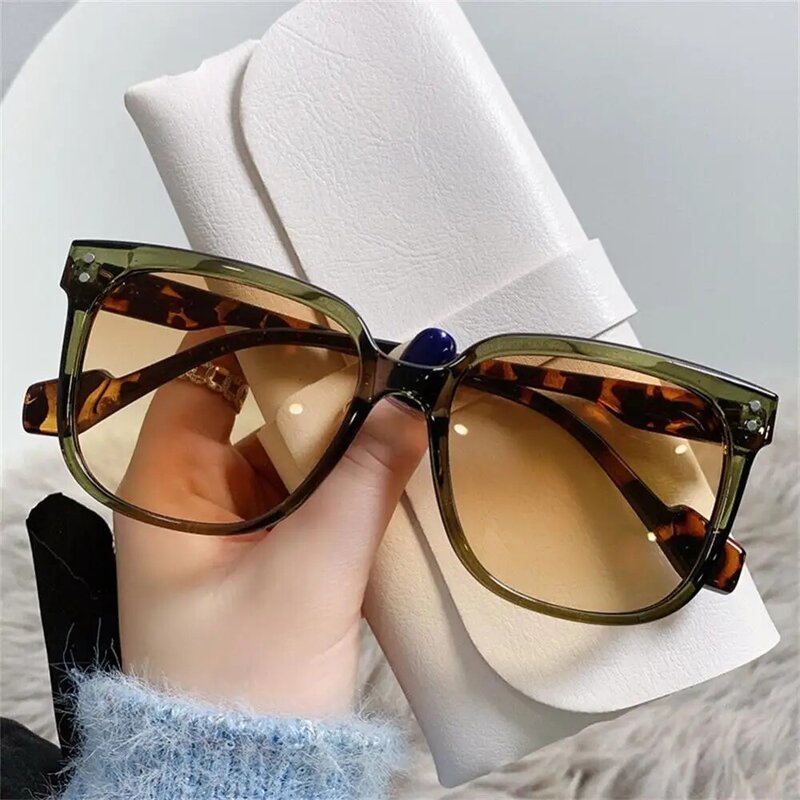 วัสดุเลนส์1 ~ 10ชิ้นแว่นตากันแดดสตรีทภาพถ่ายสิ่งประดิษฐ์สำหรับเสื้อผ้าอุปกรณ์ Uv400แว่นตากันแดดทรงเหลี่ยมแบบเต็มกรอบ