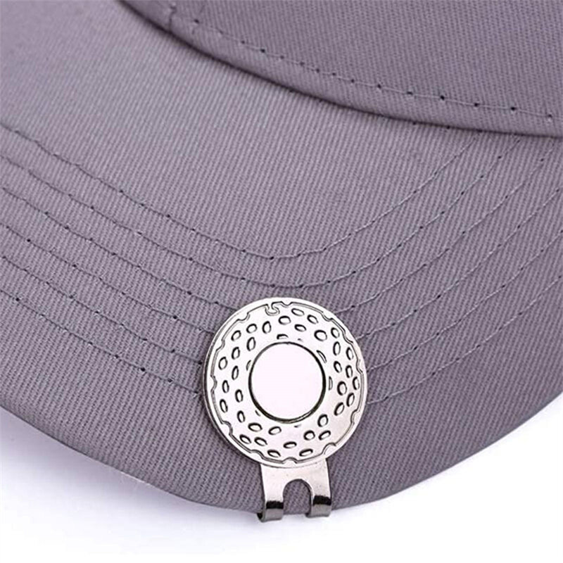 Clip per cappello da Golf in lega di zinco 1PC Clip per berretto da Golf magnetico con pennarelli a sfera magnetici Golf Putting Green Accessories