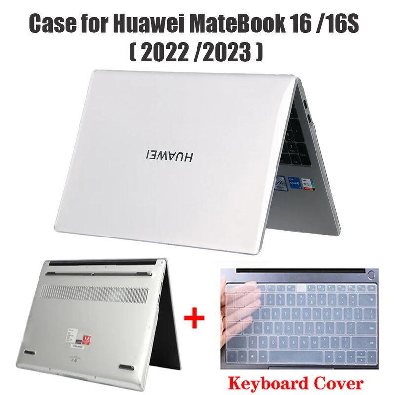 Najnowsze etui na laptopa dla Huawei Matebook 16S 16 cali 2023 2022 twarde etui ochronne etui do MateBook 16 anty Fall Scratch
