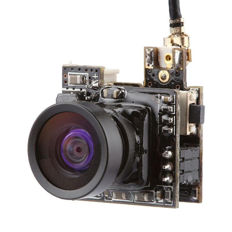 กล้องไมโคร FPV AIO 5.8G 25mW LST-S2ส่งสัญญาณ800TVL 40CH + กล้อง FPV พร้อมชิ้นส่วน OSD สำหรับโดรนแข่ง RC