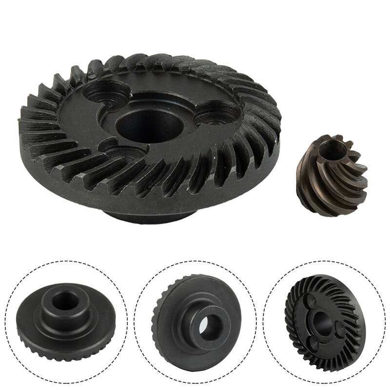 Spiral Bevel Steel Gear Set, dentes retos, prático, qualidade é garantida, novo, 2pcs, 11,6 milímetros