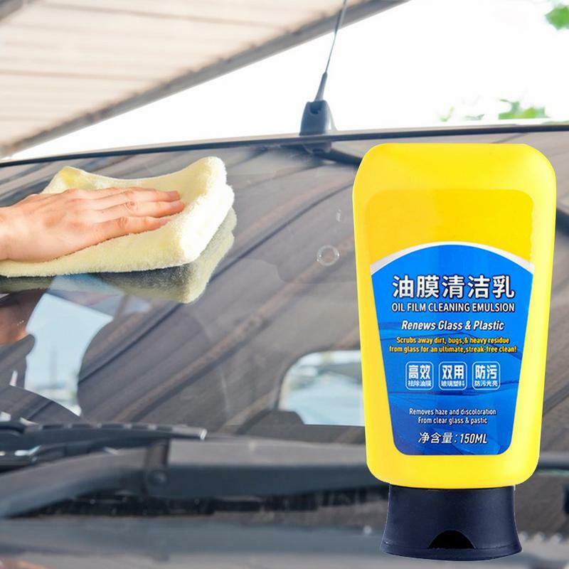 Glass Restoration Stain Remover Windshield Glass Degreaser Cleaner 150ml Glass Oil Film Removing Paste For Window Of Car RV SUV