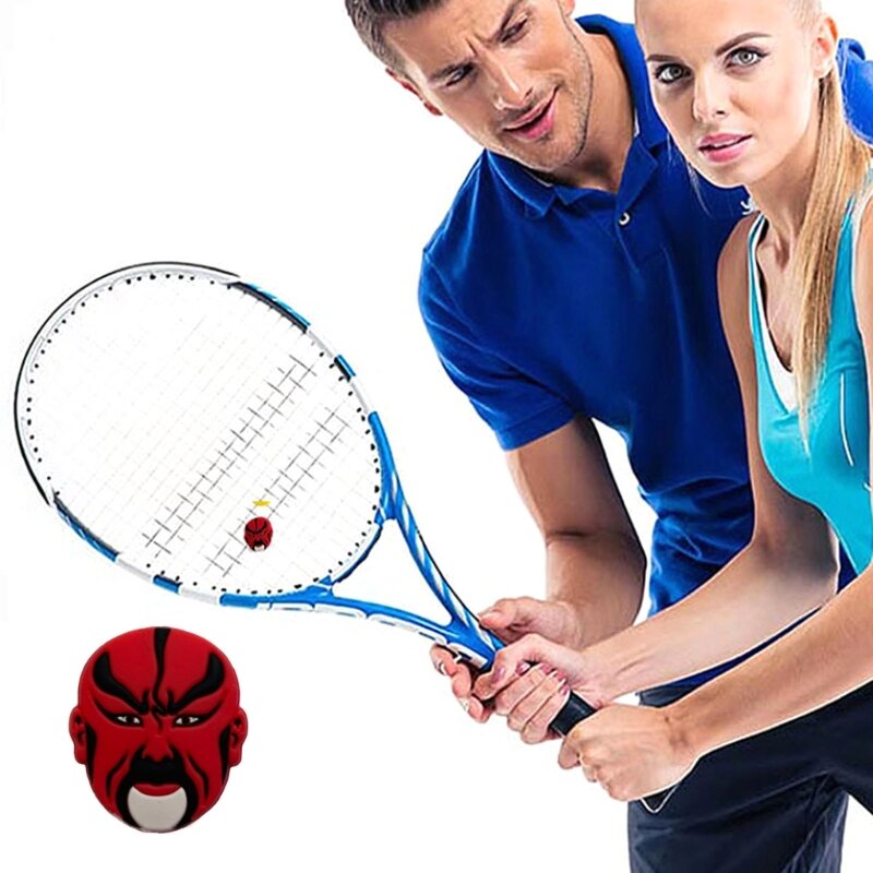 테니스 선수 Dropship에 대한 귀여운 라켓 충격 흡수 장치 실리콘 테니스 라켓 Dampene