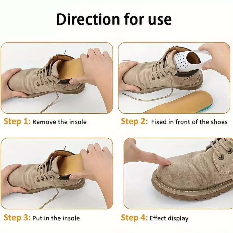 4 шт., защитные сгибающиеся колпачки для обуви