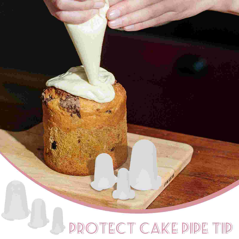 3 Stuks Cake Piping Tip Covers Cake Versieren Glazuur Tip Covers Flexibele Siliconen Covers