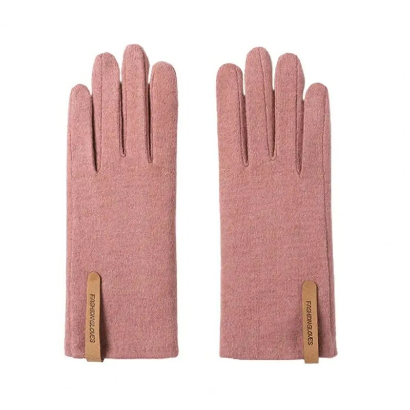 Winter Gloves 1 Pair Fashion Windproof Anti-slip  Outdoor Sport Touch Screen Female Warm Gloves Costume Accessories
