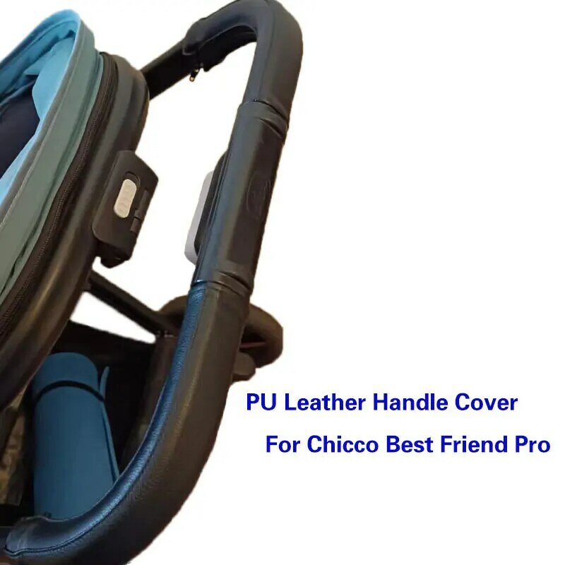 Baby Stroller Leather Handle Cover For Chicco Best Friend Handle Bumper Sleeve Case Bar Protective Covers Pram Accessories
