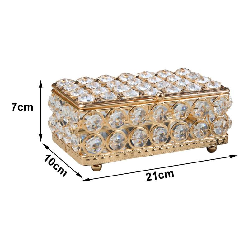 Jewelry Box Jewelry Container Cosmetic Organizer Box Trinket Box with Cover