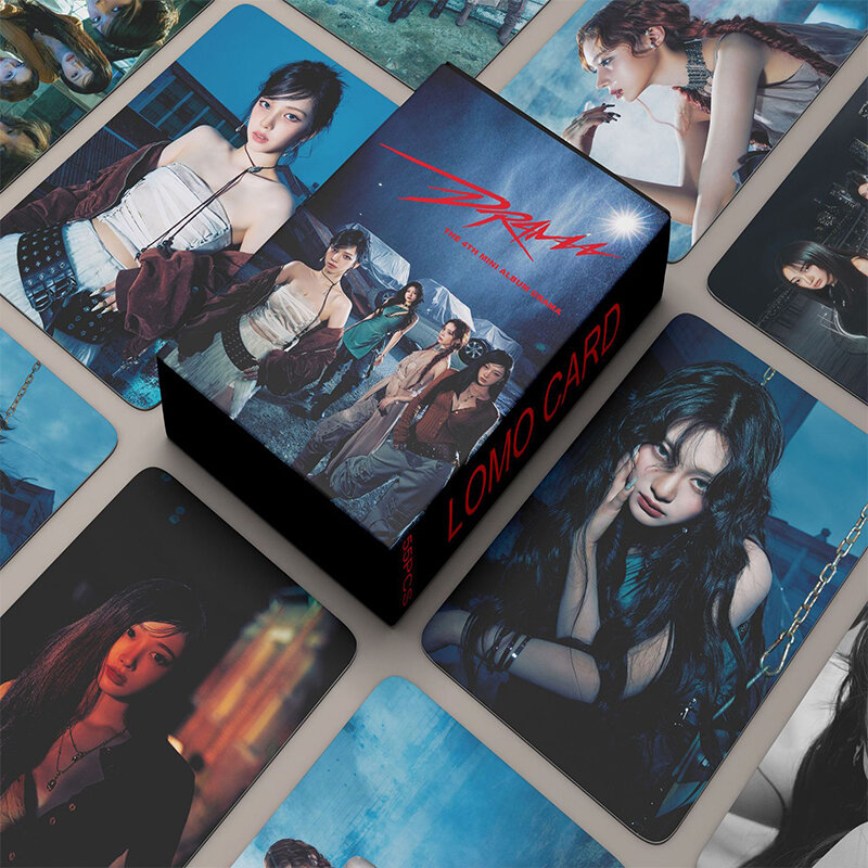 55 pz/set Kpop Lomo Cards nuovo Album SAVAGE WINTER NINGNING Photocard moda coreana Cute Fans Gift