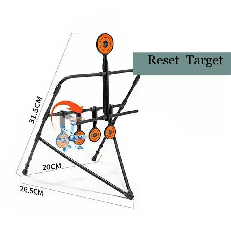 5 Target Paintball Plastic Auto Reset and Spinner Shooting Targets for Child Boys and Girls Made by high quality plastic