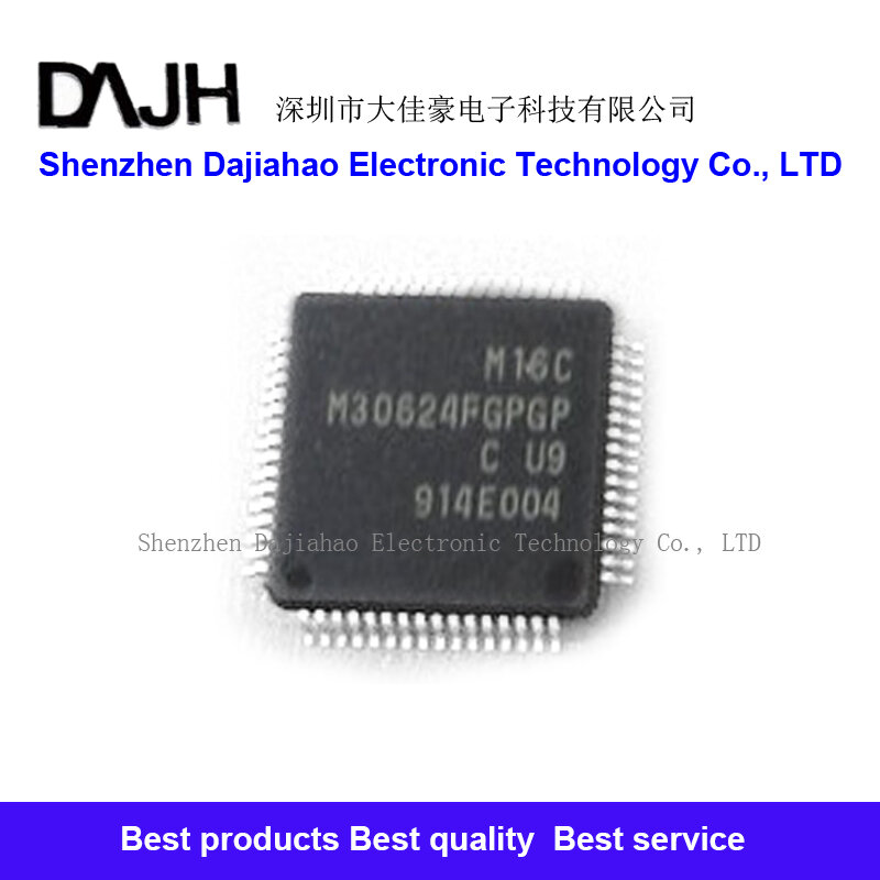 1 pçs/lote m30624fgpgp M16C-M30624FGPGP TQFP-100 microcontrolador ic chips em estoque