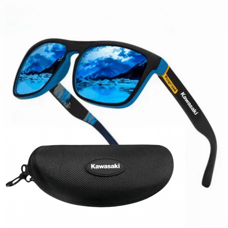 Kawasaki-Lunettes de soleil polarisées pour hommes et femmes, lunettes de soleil de conduite, lunettes de cyclisme, voyage classique, UV400