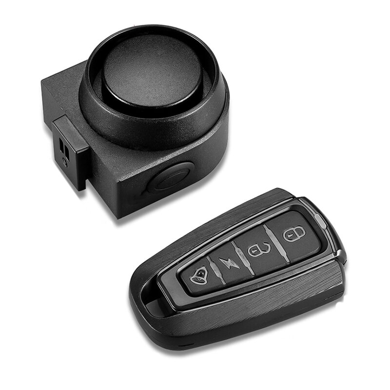 Alarm maling sepeda motor elektrik, pengisian daya USB Remote kontrol tahan debu