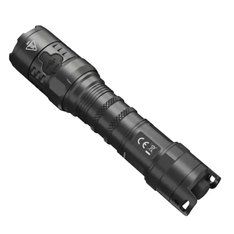 NITECORE P23i USB-C Rechargeable Tactical Flashlight 3000Lumens Dual Tail switches 6 Lighting Modes Include NL2150HPi Battery