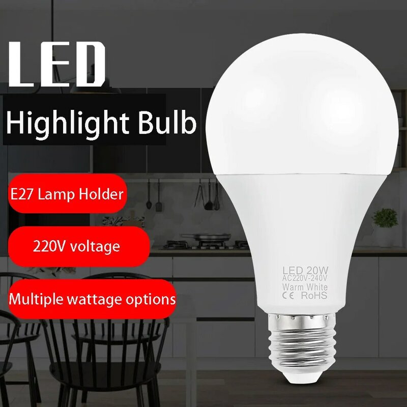 Inda-Ampoule LED Froide 220 K, Lampes de Table pour Maison, Garage et Usine, 3/6/9/12/15W, 6500 V