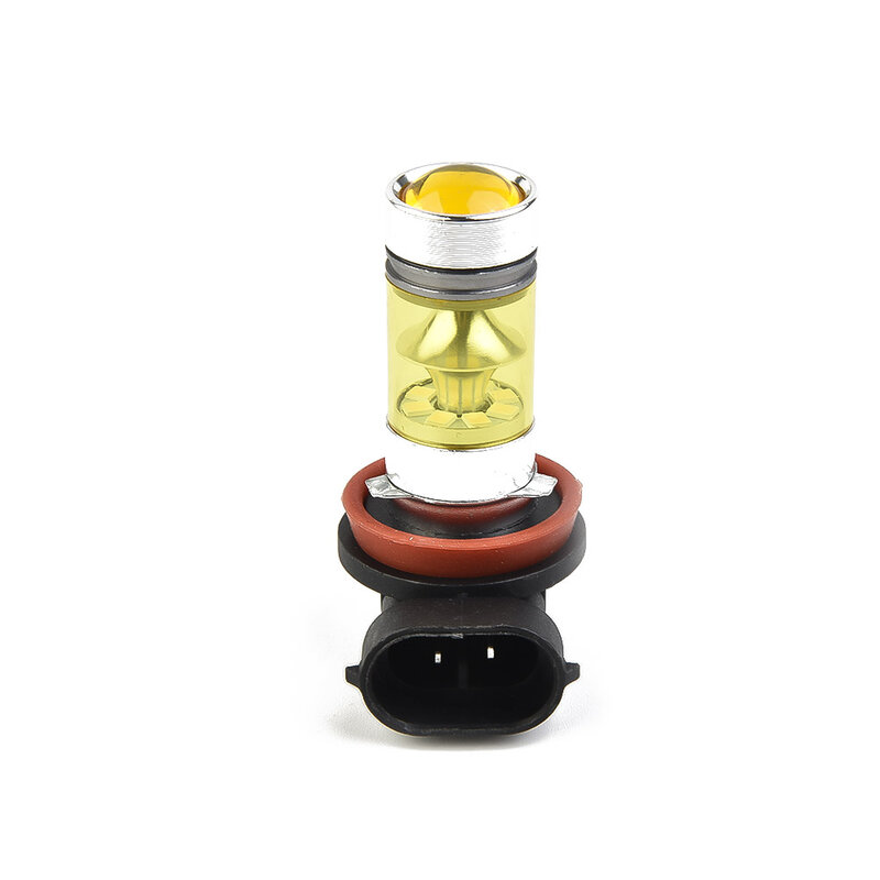 2PCS H11 H8  LED Day Running Light Yellow Fog Light Bulbs 4300K 100W 1500LM Super Bright Lighting Lamps Accessories