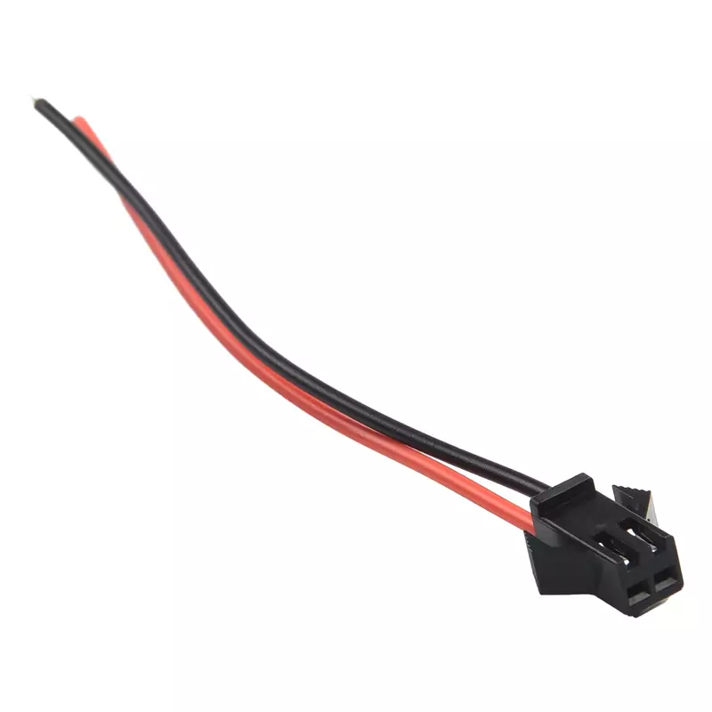 Męskie/żeńskie podłączone 2.54mm główka wtyczka kabla czerwone/czarne 2-pinowe przewody PVC 24AWG 10cm uniwersalne 10pcs