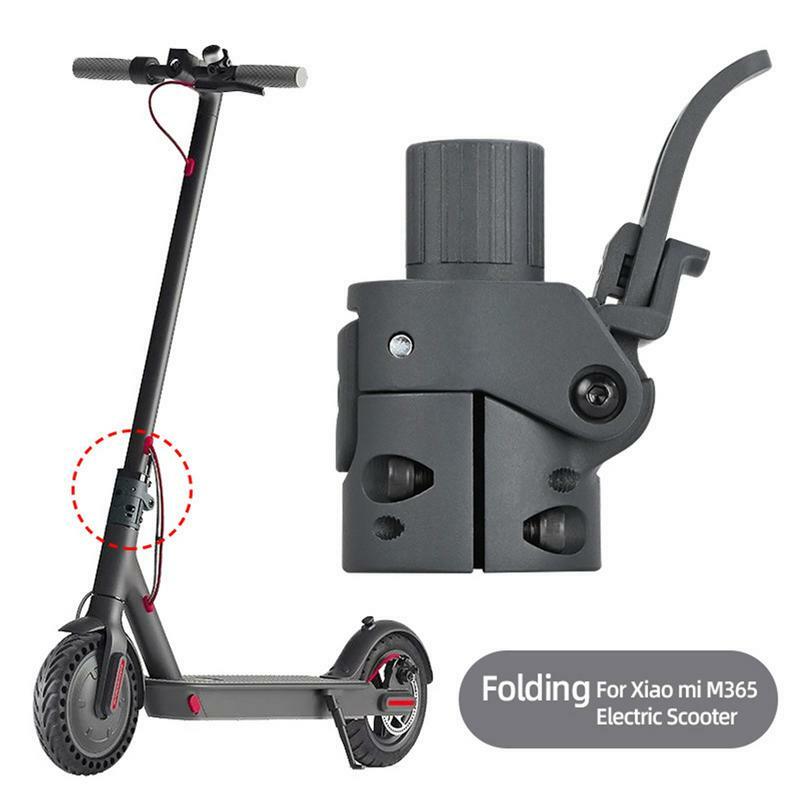 Scooter elétrico Rod Base, portátil, durável, Metal Rod Base, bloqueio, suporte, acessórios