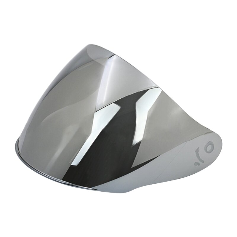 Kaca Helm Pengganti untuk OF608 Pelindung Wajah Luar Lensa Helm Sepeda Motor Visor MotoAksesori Setengah Lensa Helm