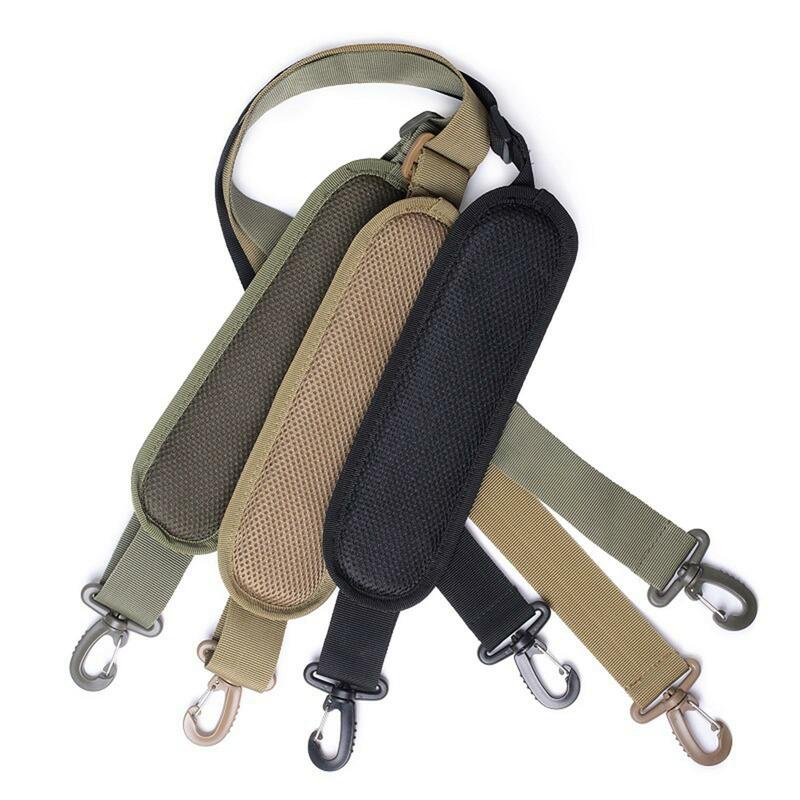 Ajustável Nylon Shoulder Strap Substituição, removível, Almofada acolchoada, Universal Bag Strap