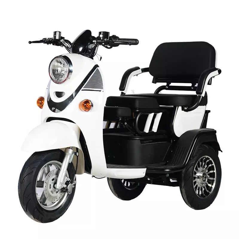 Scooter elétrico motorizado, triciclo de 3 rodas, 60V, 1000W