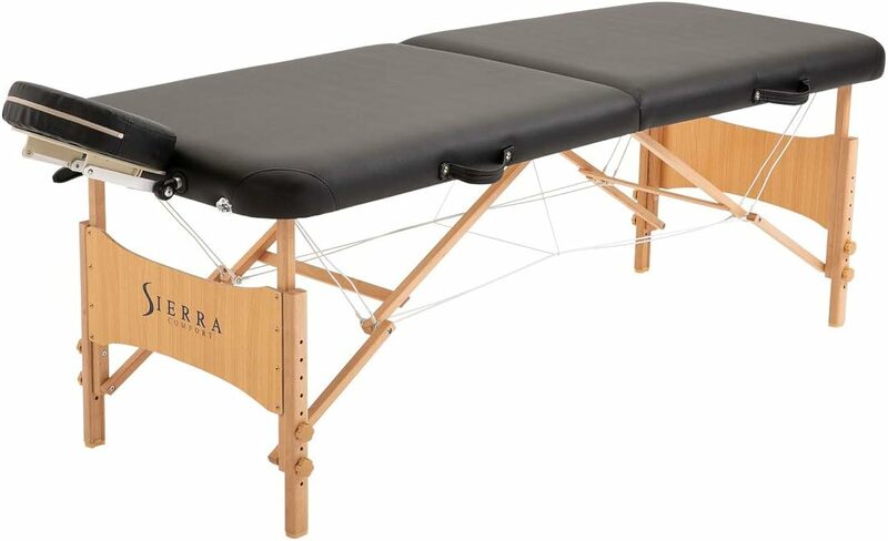 Lettino da massaggio portatile preferito Sierra Comfort (nero), SC-501A