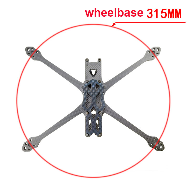 7 inch 315mm Carbon Fiber FPV Frame Kit 5.5mm arm For RC APEX FPV Freestyle RC Racing Drone