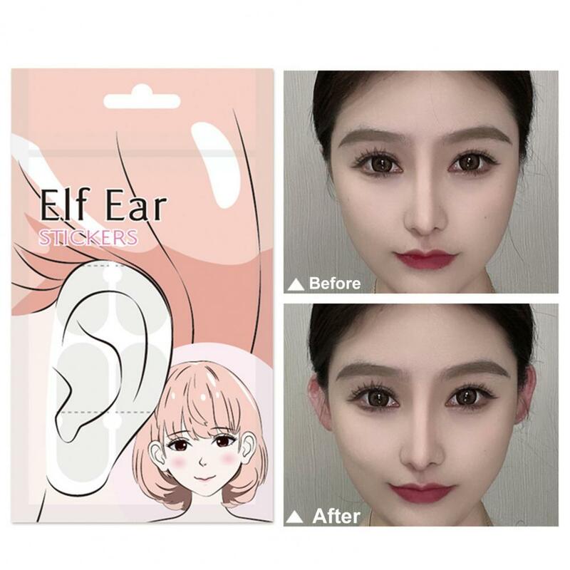 Praktyczne pionowe naklejki do korekcji uszu z tworzywa sztucznego naklejka na uszy Elf akcesoria do naklejek dla kobiet