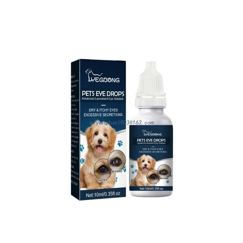Капли для глаз собак для инфекций-снятие пятен при разрыве глаз
