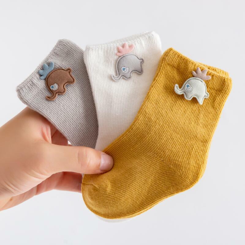 3 Paare/los Baby Baumwolle Socken Jungen Socken Mädchen Socken Newborn Weiche Socken Kinder Kleidung