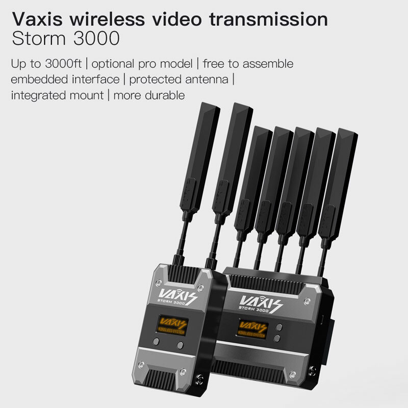 Vaxis Storm-Système de transmission sans fil, récepteur de système de transmission professionnel, vidéo d'image 3000, compatible HDMI, 5G SDI 1080