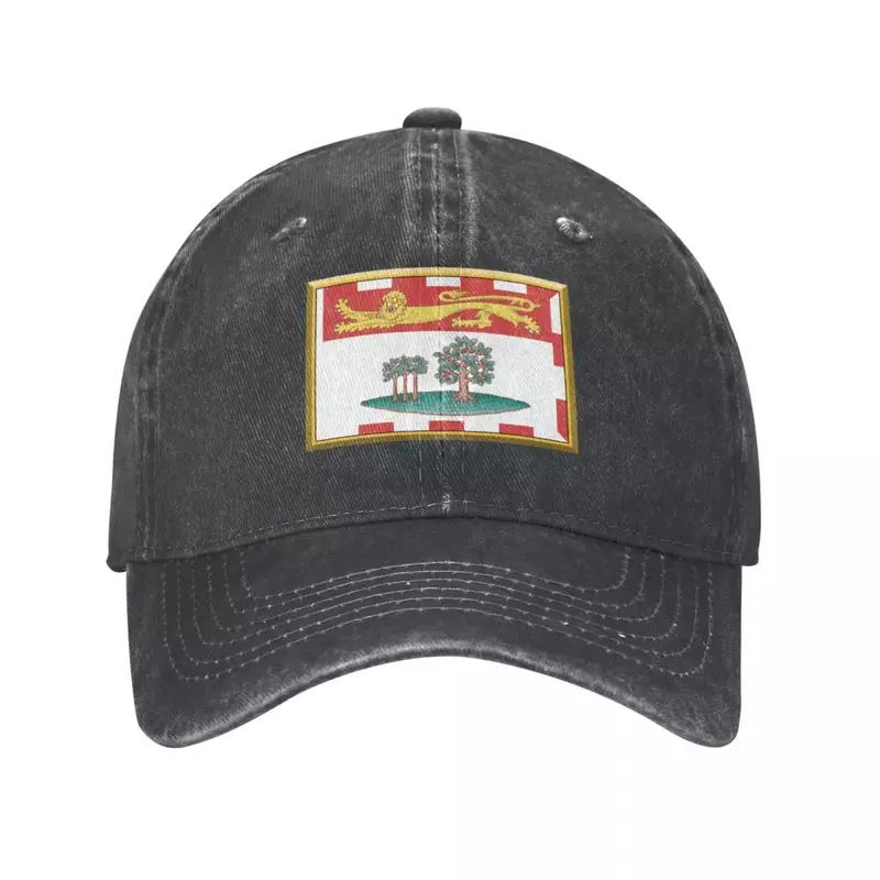 프린스 에드워드 아일랜드 국기 선물, 마스크, 스티커 및 제품 (GF) 카우보이 모자, 어린이 골프 바이저, 남녀공용 태양 모자