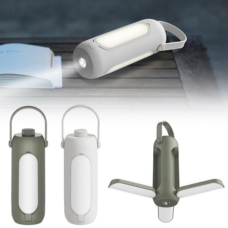 للطي LED التخييم فانوس ، المحمولة USB خيمة ، أضواء قابلة للشحن في حالات الطوارئ ، مصباح الإضاءة طوي ، جديد ، M9s2