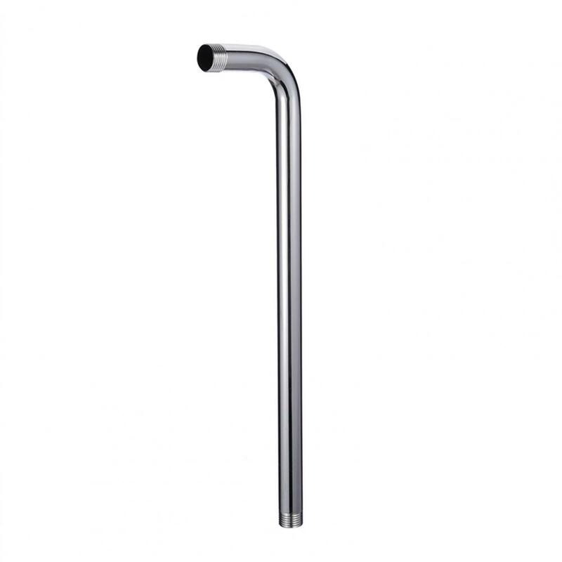 Stainless Steel Mount Base Extension Pipe Arm Bathroom Shower Head Base Wall Mounted Shower Head Mount Rack Shower Head Holder